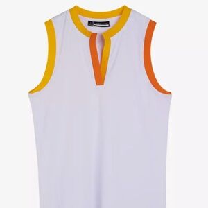 J Lindeberg Aurora Colorblock Trim Sleeveless Top l Size L l NWT